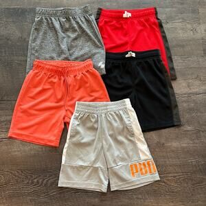 Puma/Carter’s/The Children’s Place BUNDLE (5) Toddler Boy 4/4T Athletic Shorts
